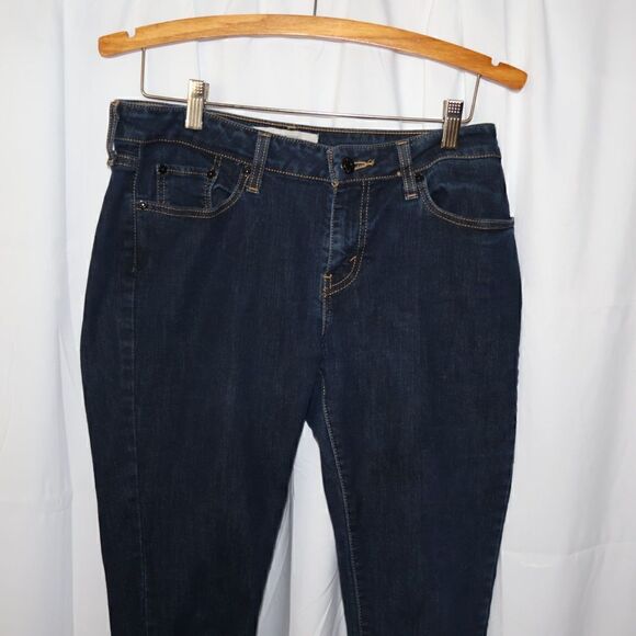 Levi's 535 Five Pocket Jean, Size 13M, Dark Wash, Short Rise, Skinny Leg - Picture 6 of 11